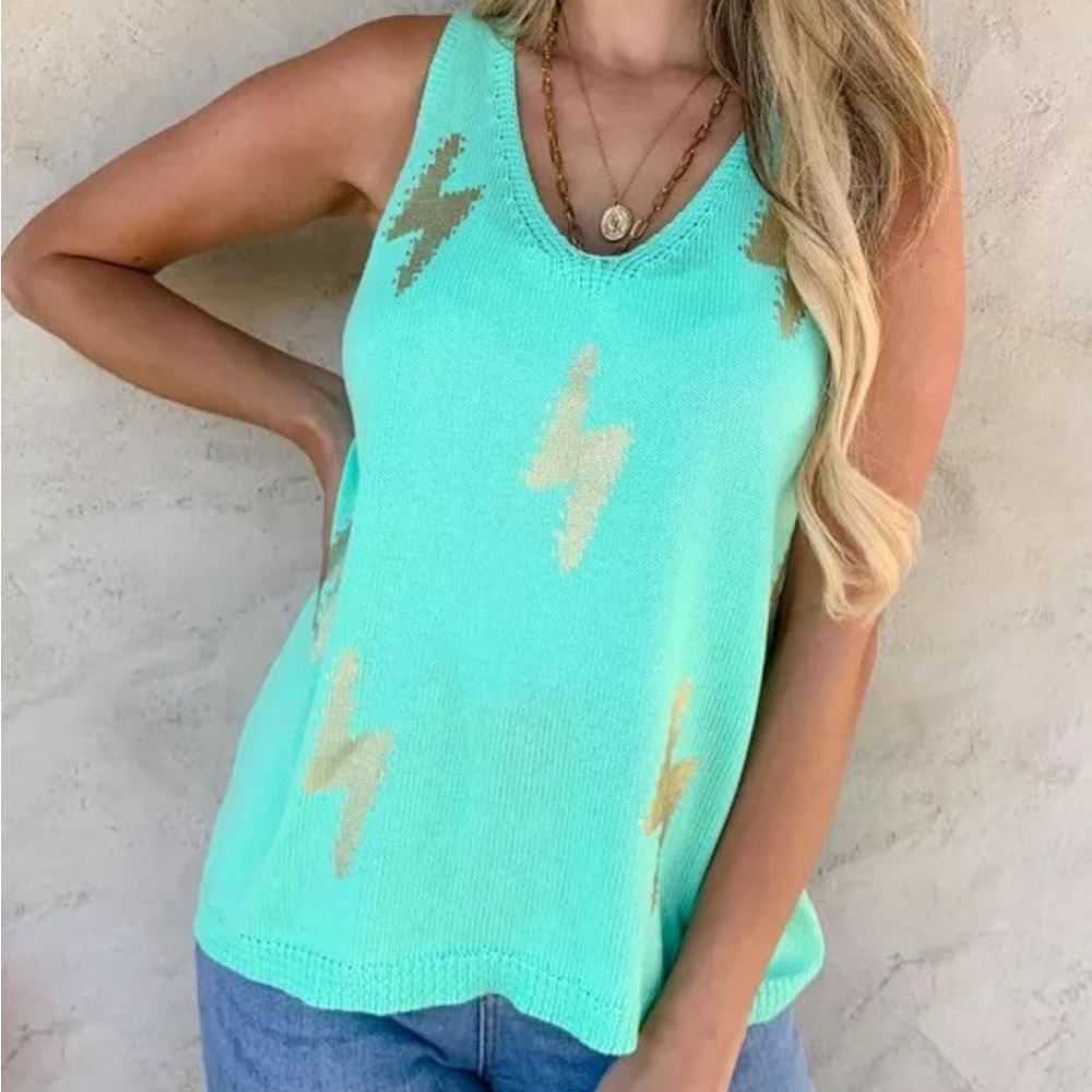 EUC AMOLI Sleeveless Knit Top